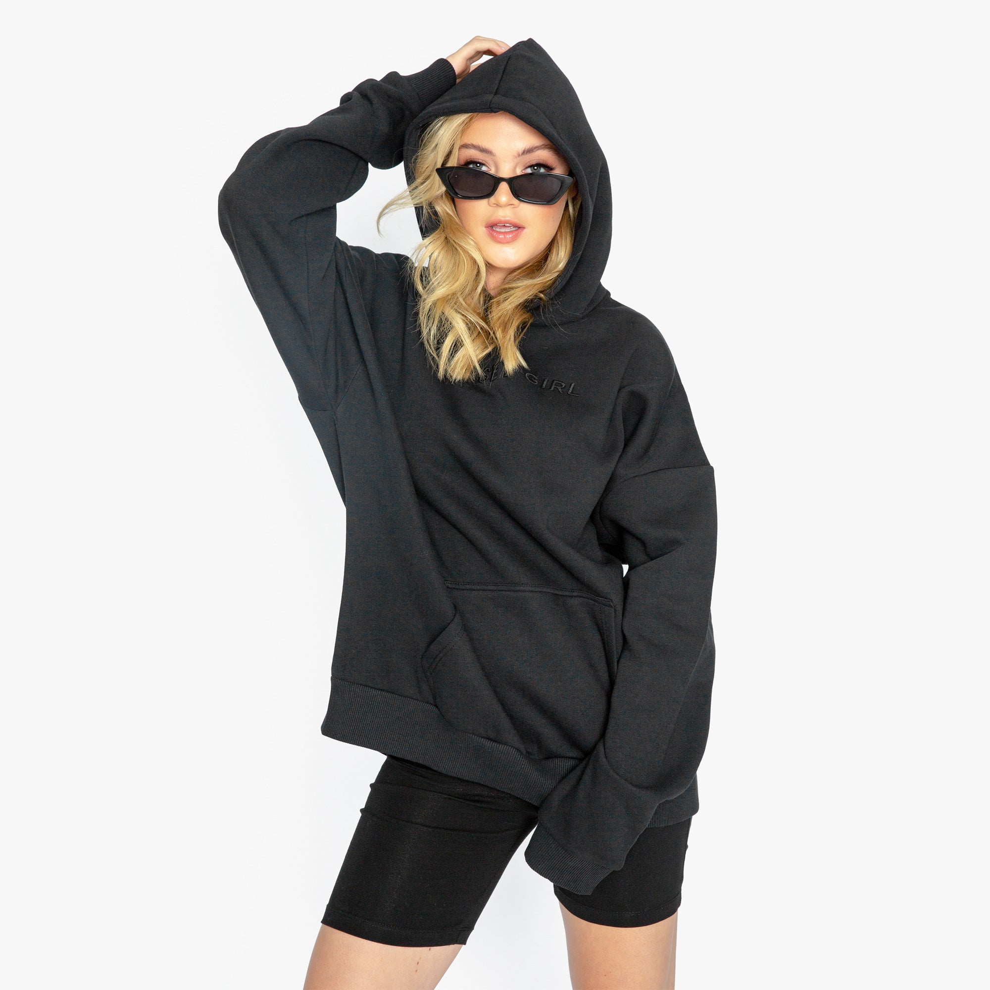 Jada Oversized Hoodie - Black